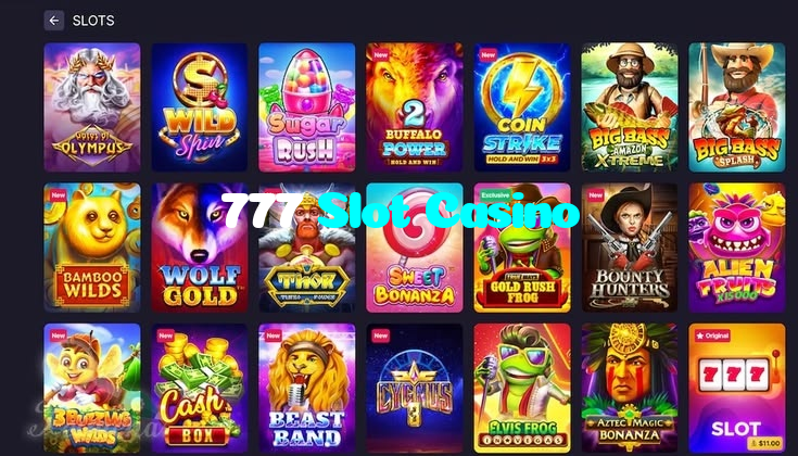 777 Slot Casino casino presented on mobile device in Pakistan with slots and live games